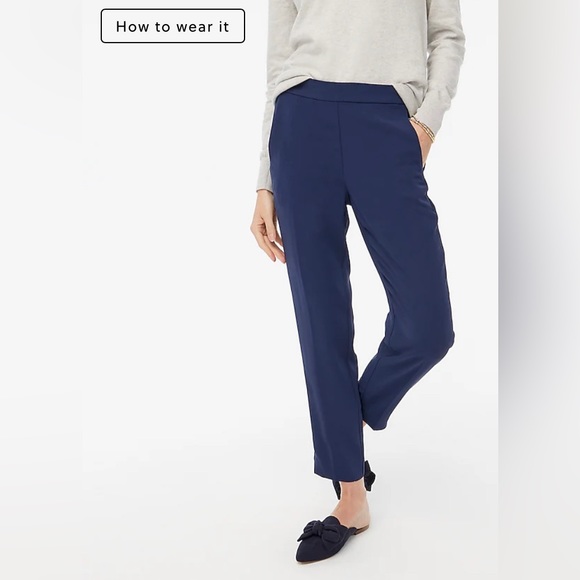 NWT J.Crew Factory Jamie pant with elastic waist, various sizes, J6594 - Picture 1 of 11